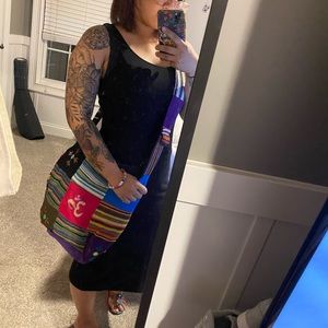 • boho quilted tote